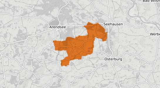 Mietspiegelkarte Altm&auml;rkische H&ouml;he